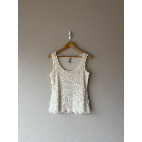 chicos y2k sequin sheer tank top - Picture 1 of 5